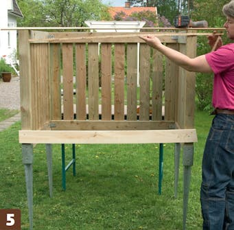 Bygga soptunneskydd Bygga soptunneskydd